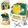 MOBIUS Toys Motor Engine Playset - Large Truck Mechanic Build & Repair Toy with Lights, Sounds & Tools - Educational Take Apart Engine Model for Kids