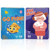 Card Games,Go Fish and Old Maid Card Game for Kids Ages 4-8,Fun Classic Interactive Games for Kids Toddlers Adults,Perfect for Stocking Stuffers