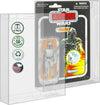 MALKO Protector Display Case for Carded 3.75 Inch Action Figures | Compatible with: Star Wars | Marvel | G.I Joe | 0.5 MM Thick Plastic (6 Pack)