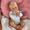 GYCV Lifelike Reborn Baby Dolls Boys - 18 Inch Real Baby Feeling Realistic-Newborn Baby Doll Soft Weighted Vinyl Body Real Life Baby Dolls with