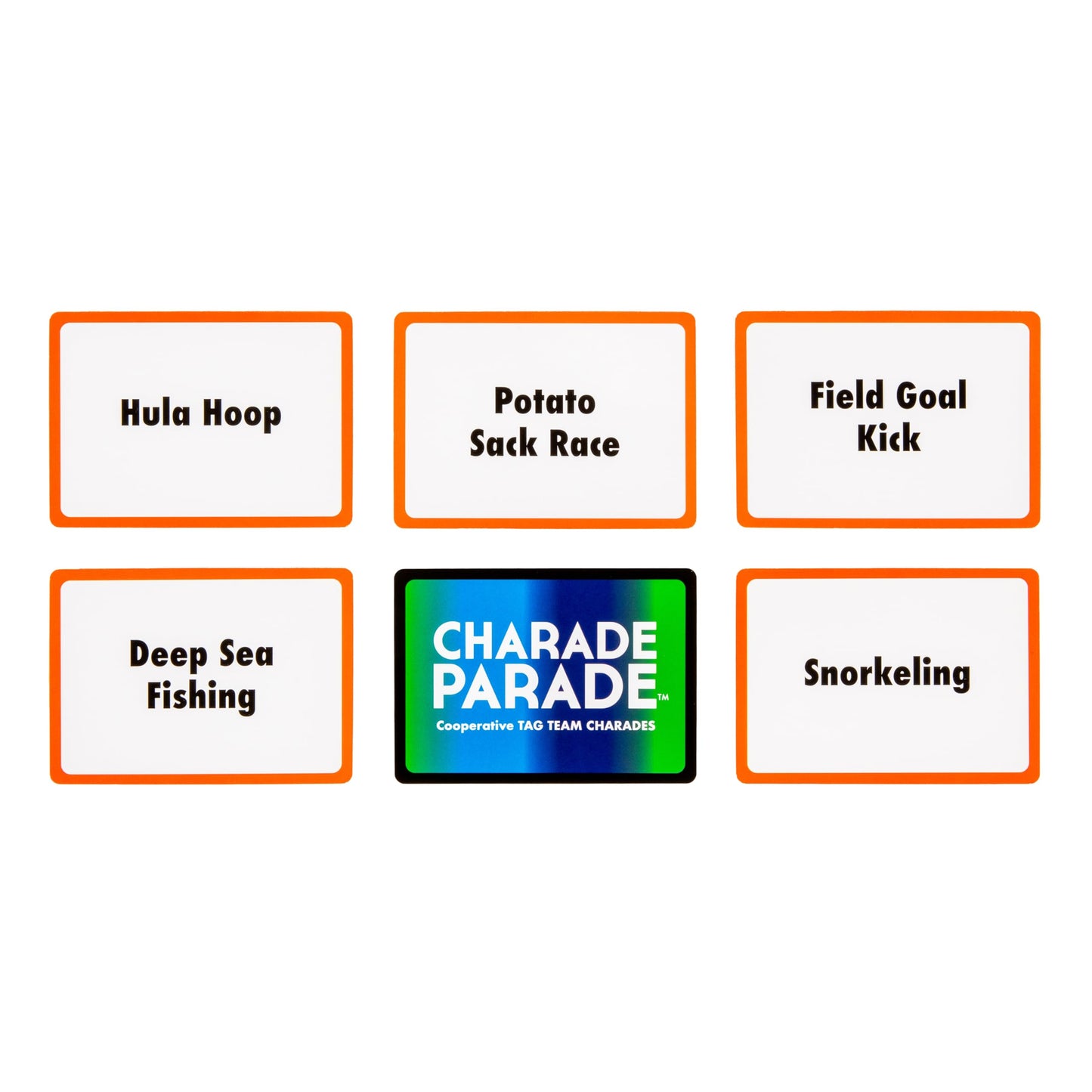 Continuum Games Charade Parade - The Game of Tag Team Charades, Fun Game for Families and Friends, Dance, Act, and Gesture Your Way to Victory