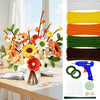 Zeadylaris 500 Pcs Thick Pipe Cleaners Craft Kit for Beginners - 5 Colors Chenille Stems for DIY Flowers & Crafts, with Glue Guns, Floral Wires