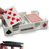 Busting with Pips 2 Deck Swivel Playing Card Tray for 1-2 Decks (White)