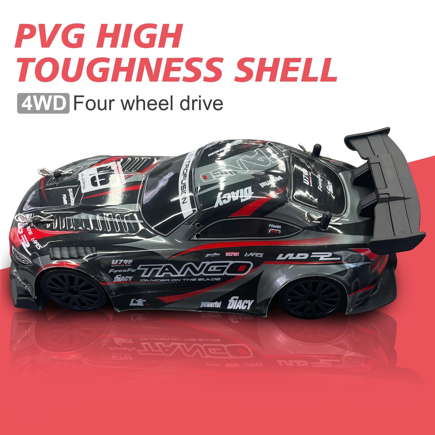 EOQIFJM RC Car for Kids, 1:24 High Speed Remote Control Drift Car