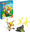 Mega Construx Pokemon Raichu Construction Set with Character Figures, Building Toys for Kids (73 Pieces)