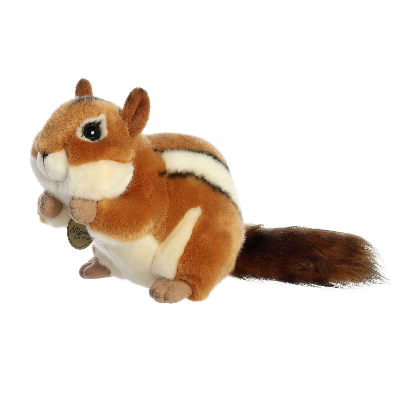 Aurora® Realistic Miyoni® Chipmunk Stuffed Animal - Lifelike Details Make a Cherished Companion - Perfect for Decorating Bedrooms or Classrooms
