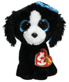Ty Tracey Dog Plush, Black/White, Regular