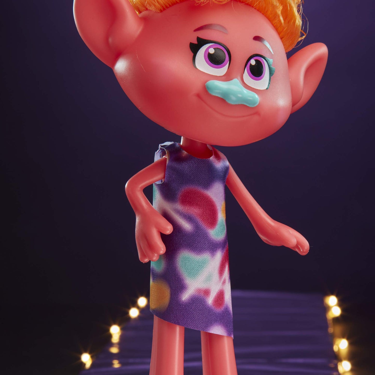 DreamWorks Trolls Stylin' DJ Suki Fashion Doll with Removable Dress and Hair Accessory, Inspired by Trolls World Tour, Girls 4 Years and Up