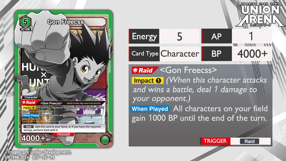 BANDAI Union Arena English TCG: Hunter X Hunter - Starter Deck - 50 Cards