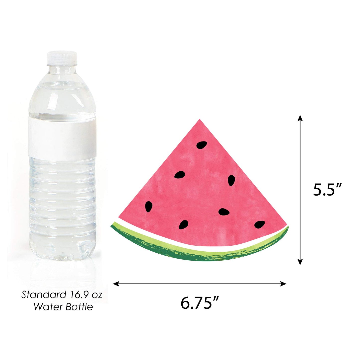 Big Dot of Happiness Sweet Watermelon - Decorations DIY Fruit Party Essentials - Set of 20