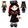 June Garden Personalized 15" Graduation Gifts - Personalized Name, Text and Year - Soft Plush Dolls with Cap and Gown - Gifts for Preschool