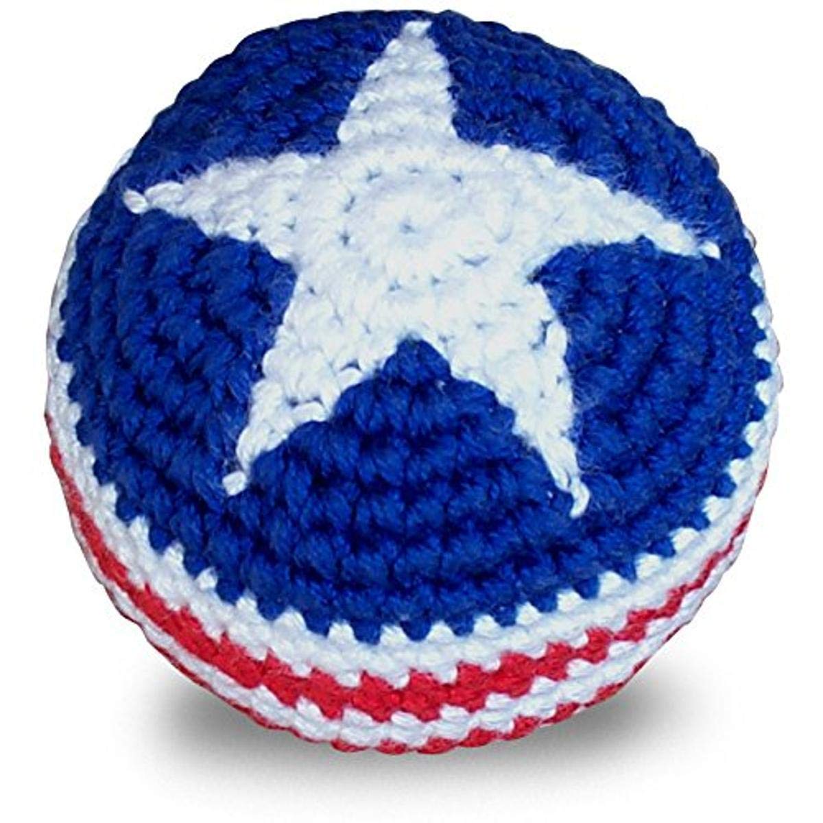 World Footbag SandMaster Footbag, US Flag Crochet Footbag