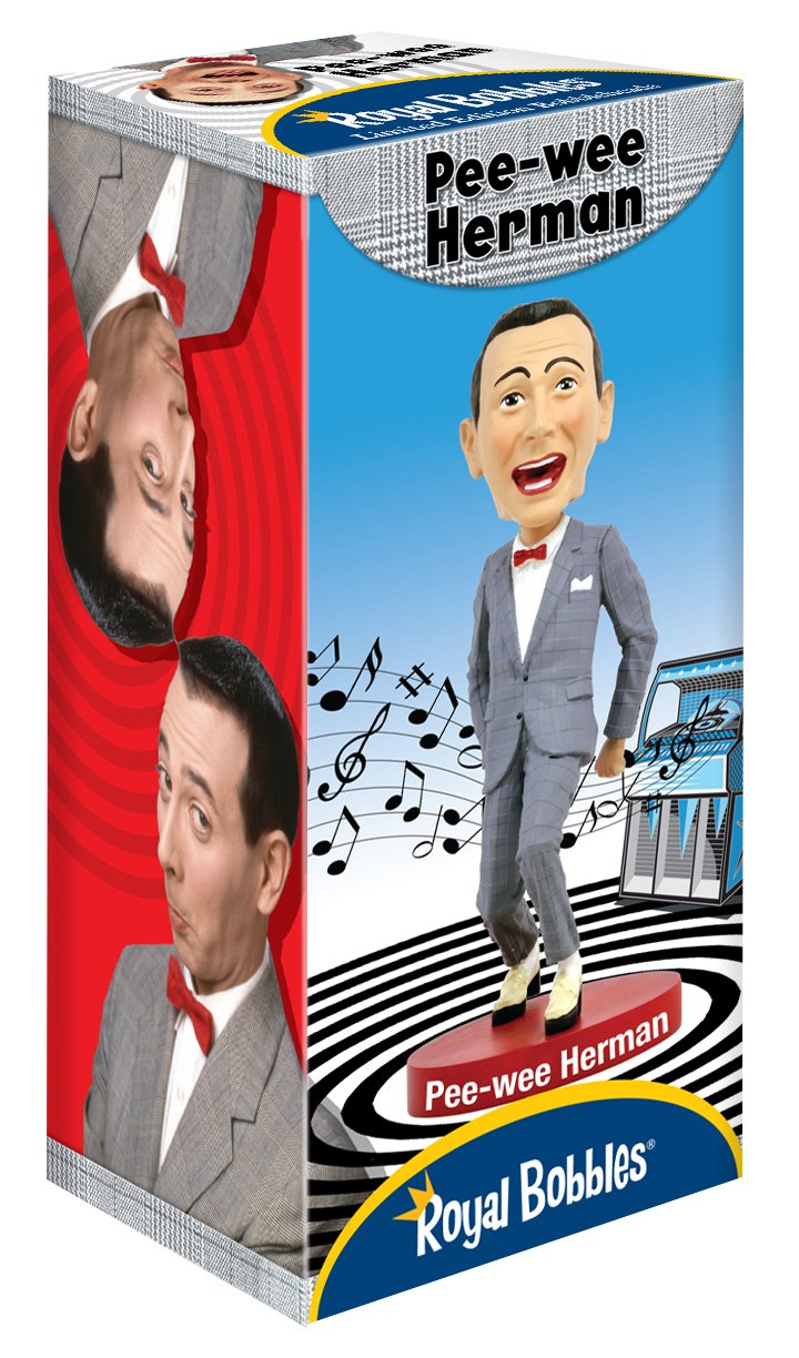 Royal Bobbles Pee Wee Herman Collectible Bobblehead Statue