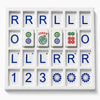 Eccentfit Mahjong Solo Practice Board - 3D Printed Solo Trainer with RLO Charleston Guide & 24 Slots - Training Aid for Learning 2026 New Card