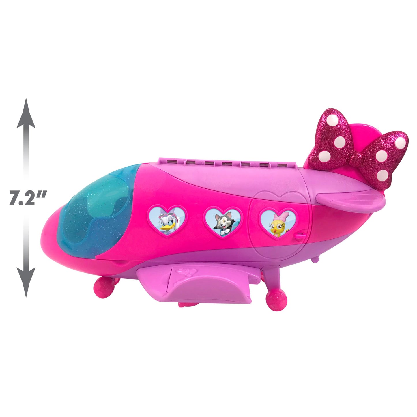 Disney Junior Minnie Mouse Bow-Liner Jet Toy Figures and Playset, Kids Toys for Ages 3 Up by Just Play