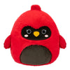 Squishmallows FuzzAMallow Cazlan The Cardinal 12 inch Plush Red Bird
