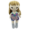 Stitch-Witch Artisanal Handmade Crochet Finished Plush Doll in Sparkling Squins Bodysuit, Luxurious Handmade Beading