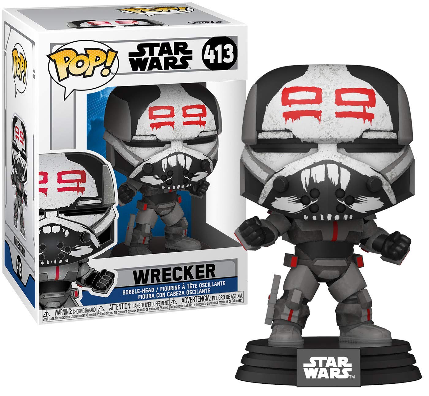 Funko Pop! Star Wars: Clone Wars - Wrecker Vinyl Figure