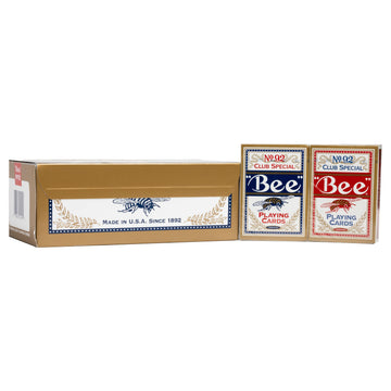 Bee Gold Standard Premium Poker Playing Cards, 12 Pack, Standard Index Casino Quality Card Decks