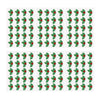 Amosfun 10 Sheets/Pack Green and Red Christmas Holiday Holly Leaves Stickers DIY Christmas Decorative Stickers