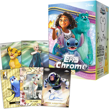 2025 Topps Chrome Disney - Factory Sealed - Value Box