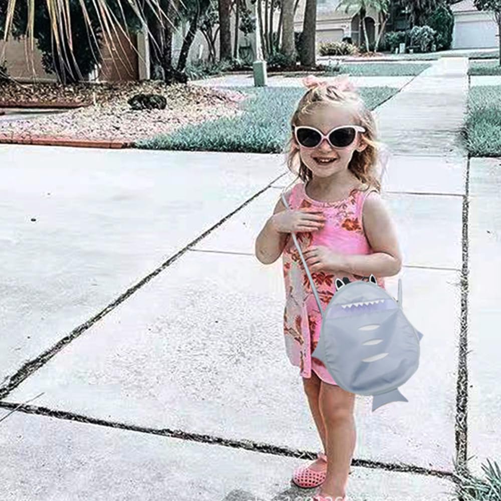 Auony Mesh Beach Bag, Quick Dry Seashell Mesh Bag Shell Bag Beach Toy Bags for Holding Childrens' Toys, Swimsuit & Seashell