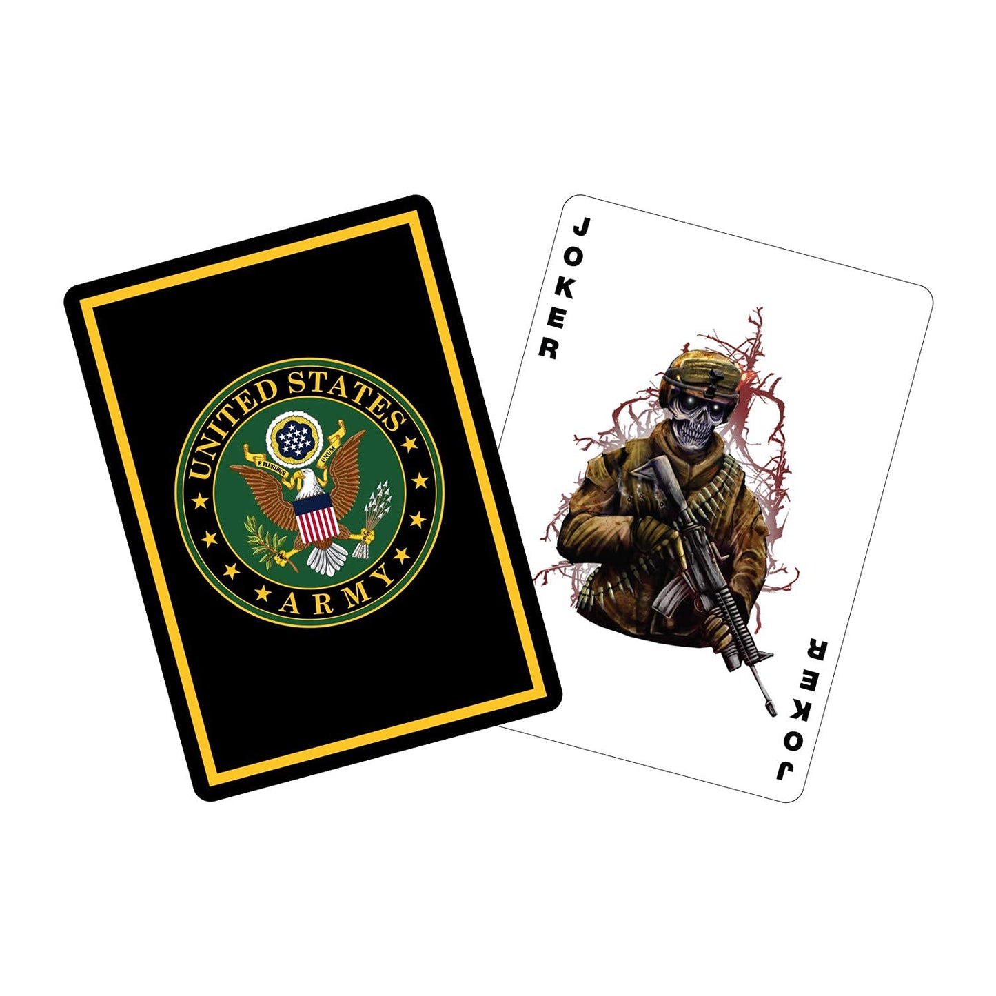Military Gift Shop US Army Professional Quality Army Playing Cards - Great for Game Night - US Army Gifts for Veterans | Army Playing Cards
