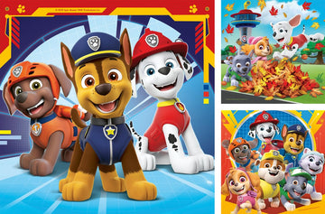 Ravensburger 5048 Paw Patrol 3 x 49 Piece Jigsaw Puzzles for Kids Age 5 Years and up,