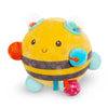 B. toys Fuzzy Buzzy Bee Sensory Plush Baby Toy, Interactive Bee, Softtoys