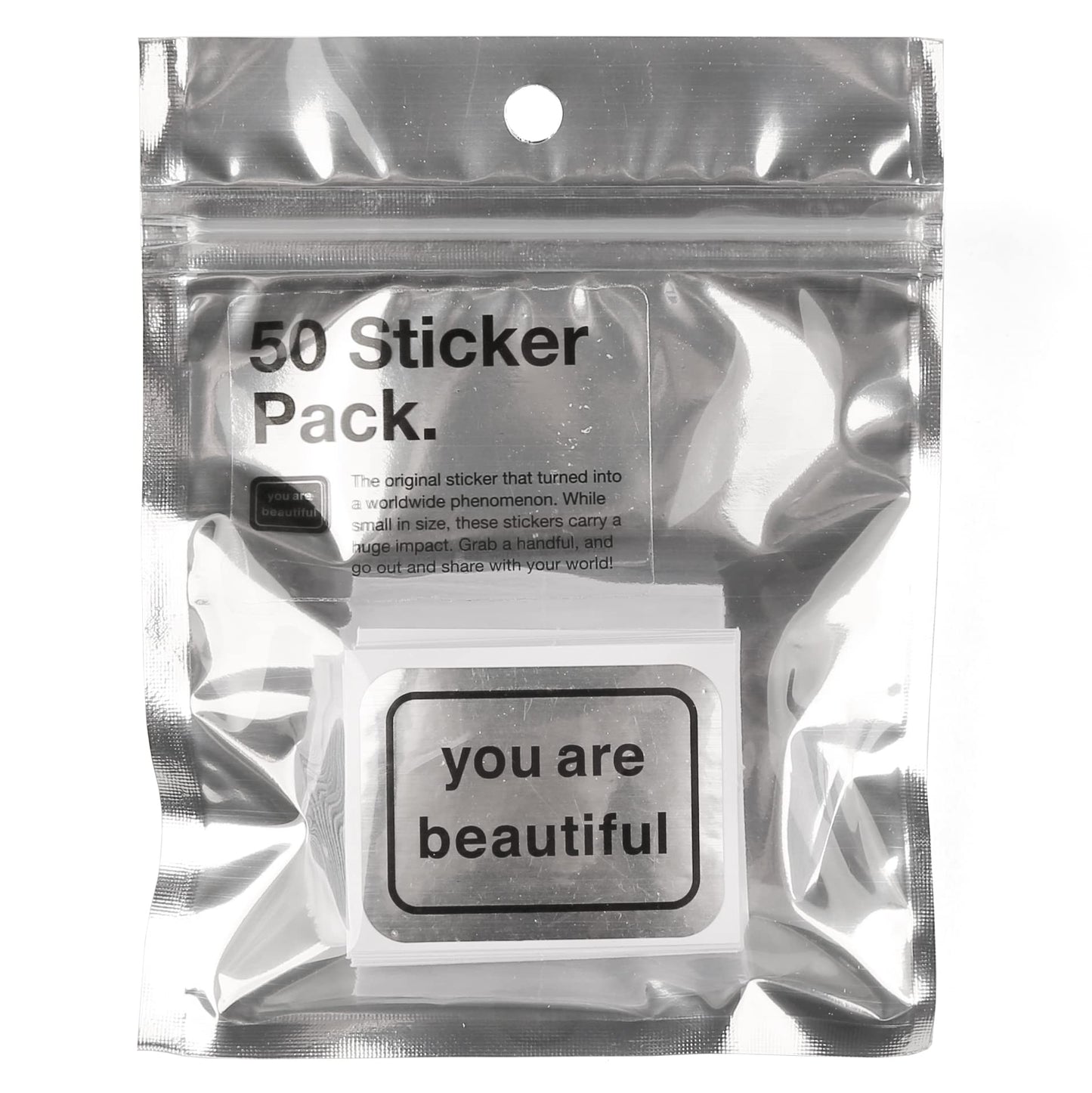 You Are Beautiful Stickers - Inspirational Sticker Pack