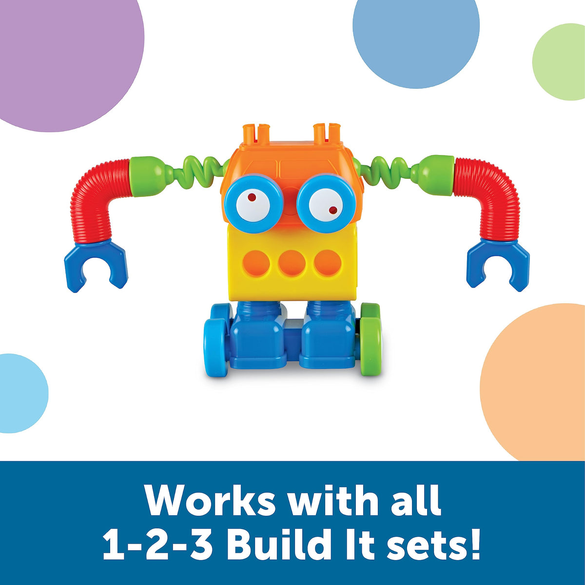 Learning Resources 1-2-3 Build It Robot Factory
