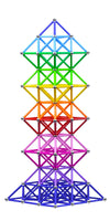 Veatree 160pcs Building Blocks Toys, 2.3" Magnetic Sticks and Non-Magnetic Balls Set, 3D STEM Game for Kids and Adults With Storage Bag