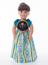 Little Adventures Scandinavian Princess Coronation Doll Dress - Doll Not Included - Machine Washable Child Pretend Play and Party Doll Clothes with No