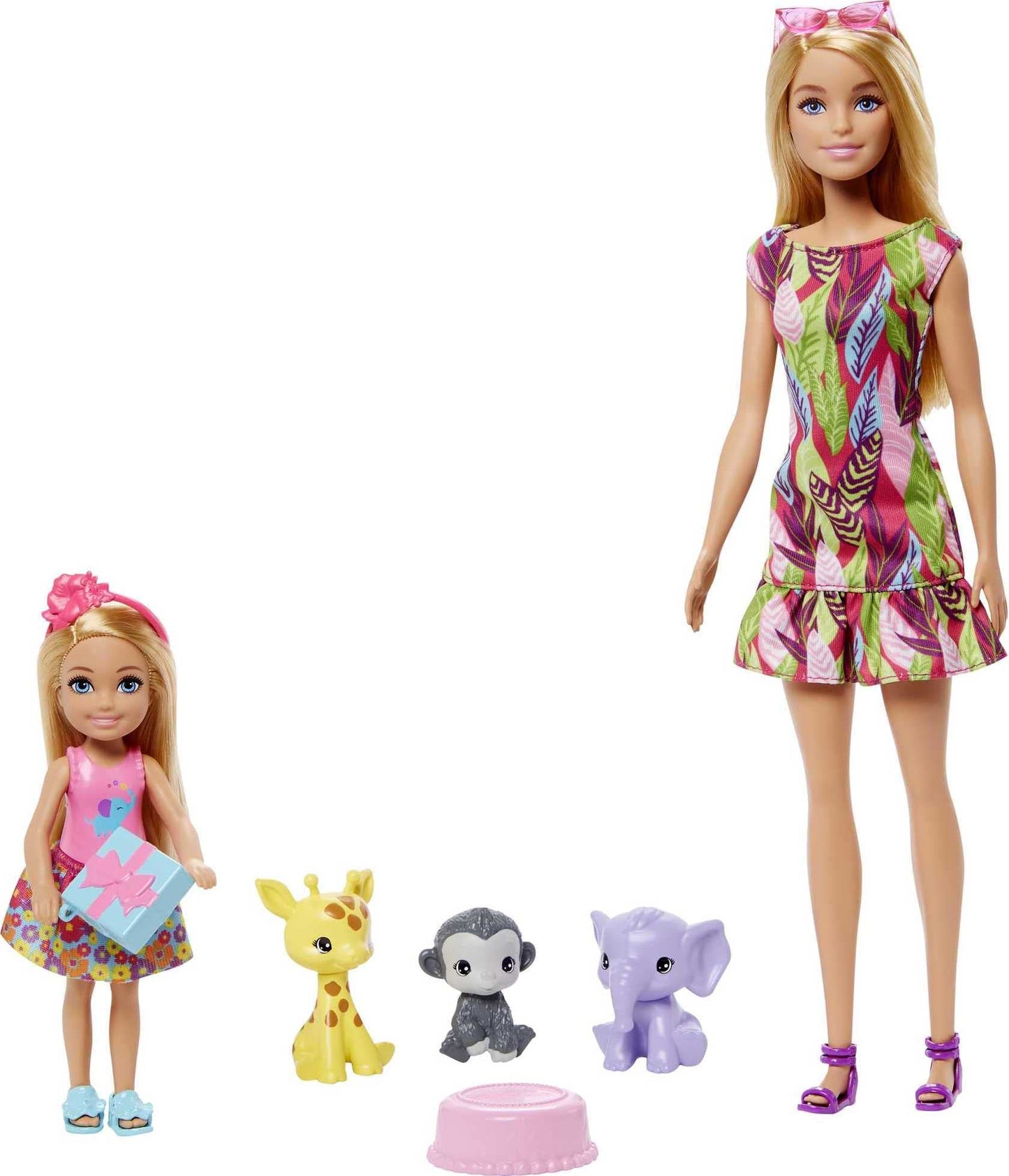 Barbie and Chelsea The Lost Birthday Playset Chelsea Dolls, 3 Pets & Accessories, Gift for 3 to 7 Year Olds