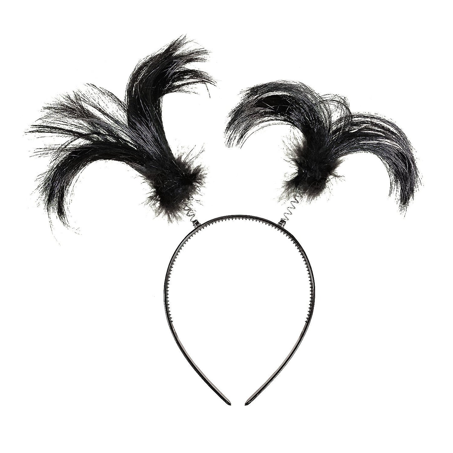 Fun Express - Team Spirit Head Boppers Black - Apparel Accessories - Hats - Head Boppers - 12 Pieces