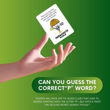 Pickle Everything - The Fast-Paced, Pun-Packed Word Game Where Every Answer Starts with “P” & You Must Say “Pickle”! Hilarious Family Game, Party