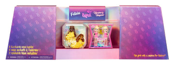 MGA's Miniverse Mini Bratz Limited Edition 2-Pack, Holiday Felicia and Tweevils Mini Figures in Display Packaging