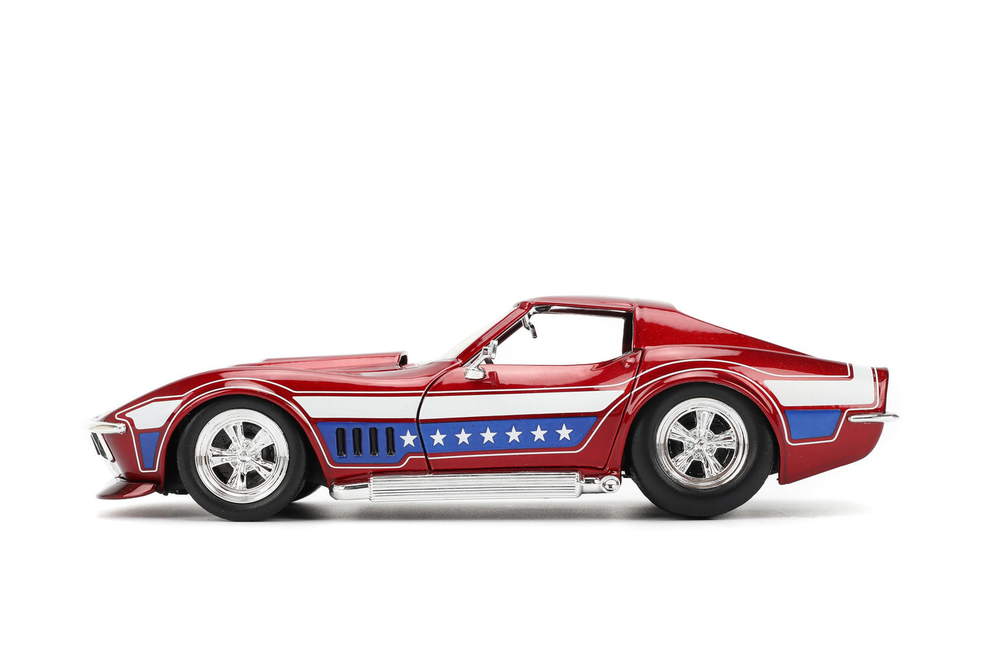 Jada Toys Bigtime Muscle 1:24 1969 Corvette Stingray ZL-1 - Opening Doors, Hood, Trunk, Rubber Tires - Collectible for Adults and Kids