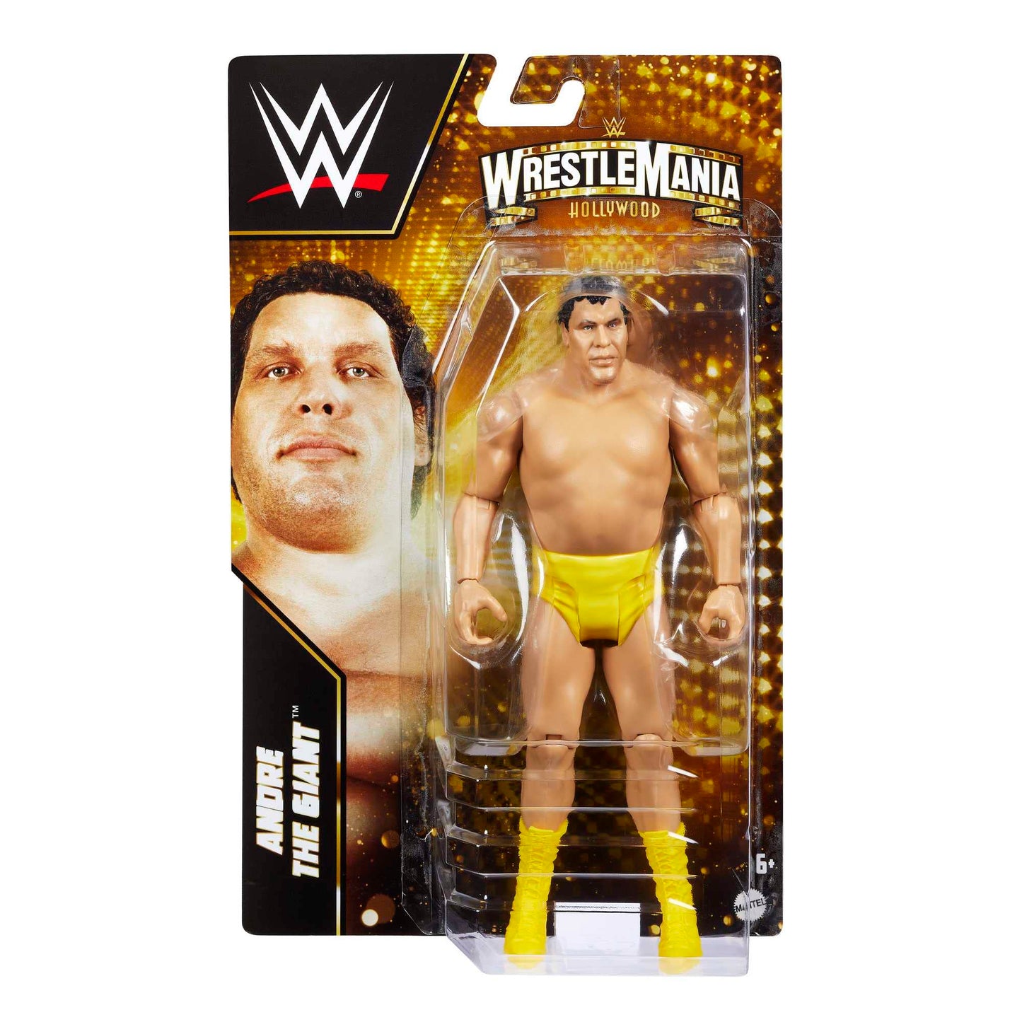 Mattel WWE WrestleMania Andre the Giant Action Figure , Collectible with 10 Points Articulation & Life-like Detail, 6-inch