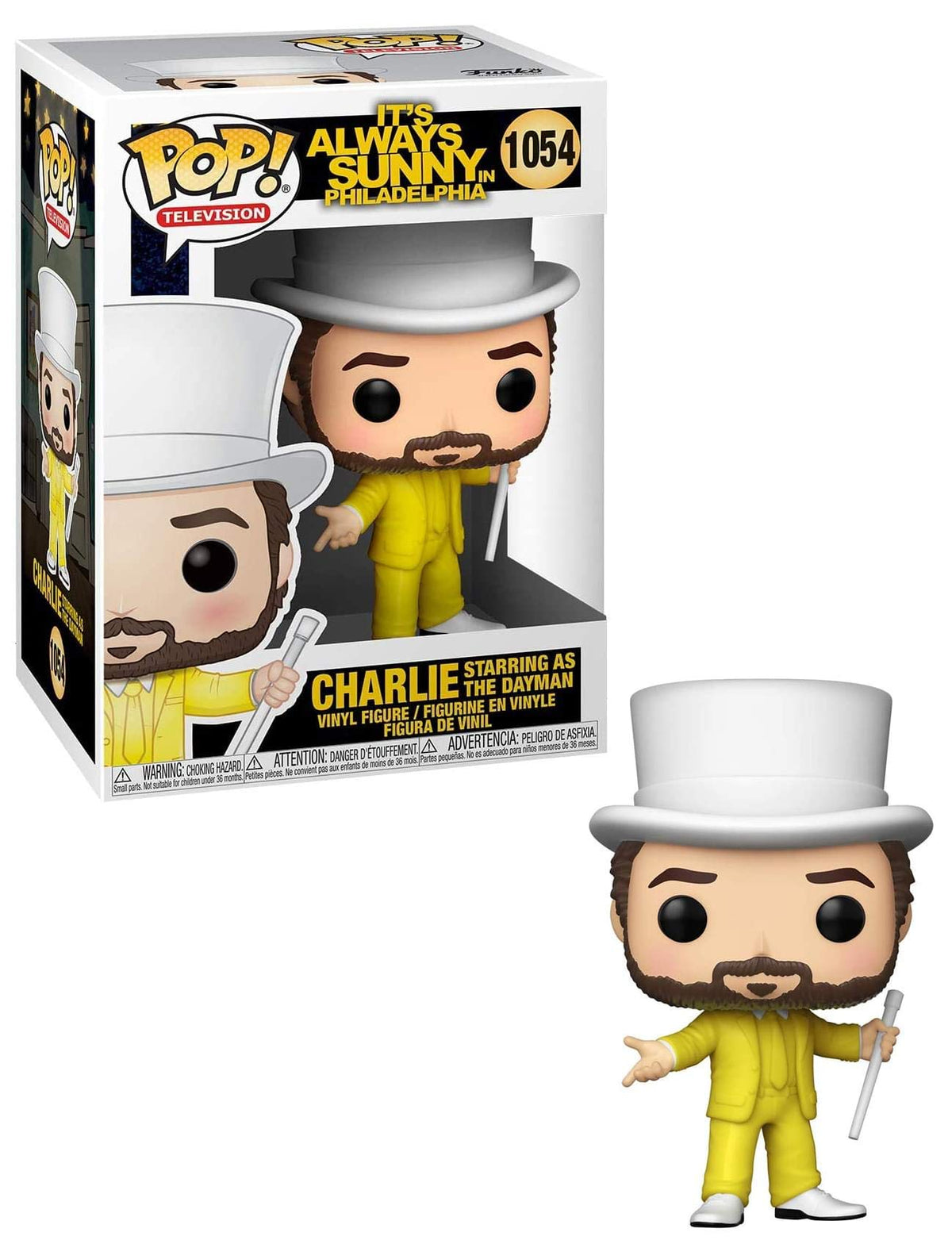 Funko Pop! TV: It's Always Sunny in Philadelphia - Charlie as The Dayman, 3.75 inches