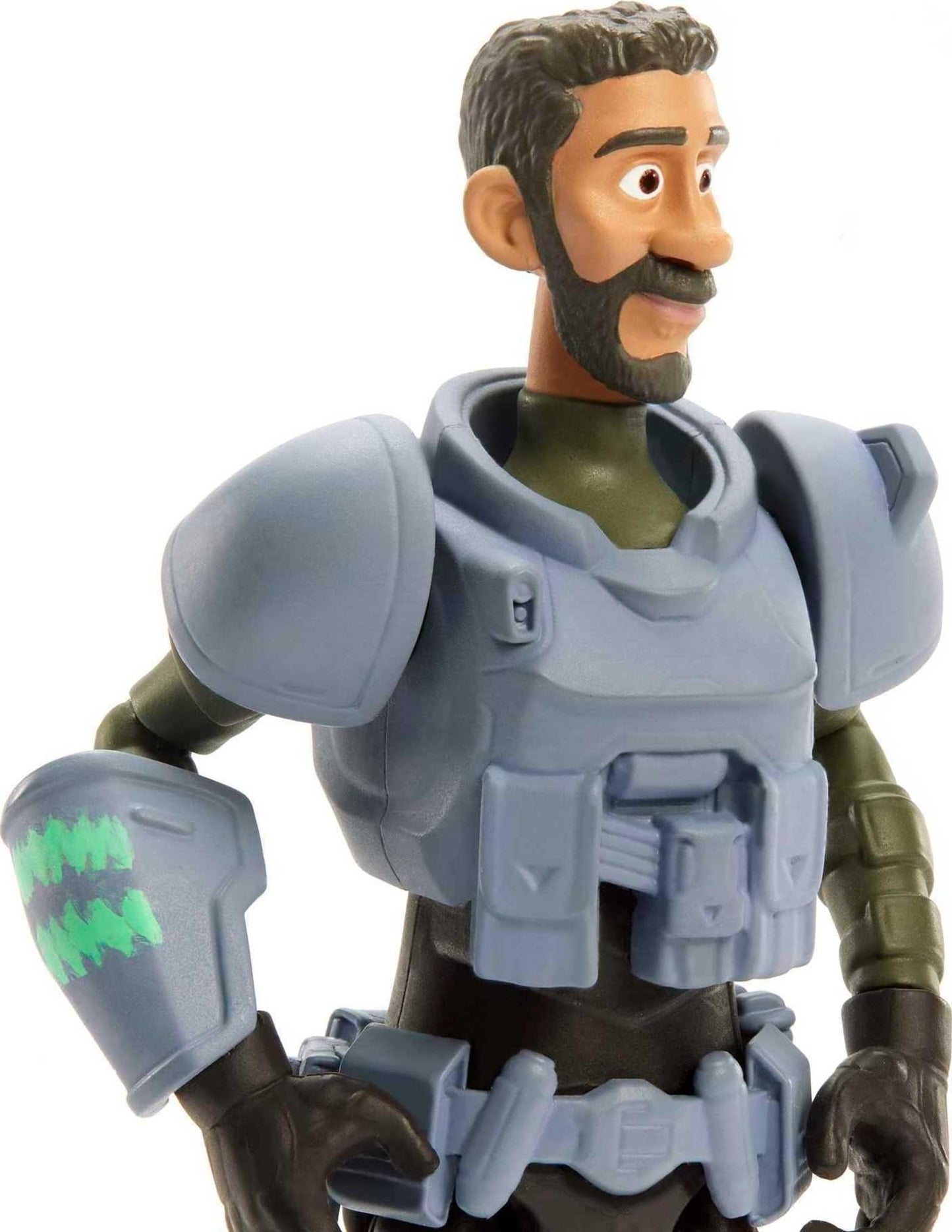 Mattel Disney and Pixar Lightyear Jr. Zap Patrol Mo Morrison Action Figure, 10 Points of Articulation & Accessories, 5-in Scale