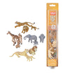 Wild Republic African Family Animal Figurines Tube, Zoo Animal Toys, Elephant, Lion, Giraffe and Cheetah Families Collection
