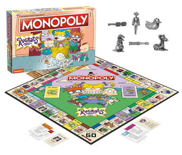 Monopoly Rugrats Board Game | Based on The Nickelodean Series Rugrats | Officially Licensed Rugrats Merchandise | Themed Classic Monopoly Game