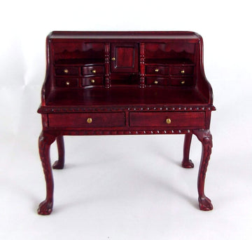 Dollhouse Minature Platinum Secretary Desk Mahogany