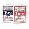 bee 2 Decks Jumbo Playing Cards Red & Blue Deck Casino Quality