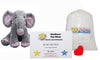 Stuffems Toy Shop Make Your Own Stuffed Animal Mini 8 Inch Trunks the Elephant with Embroidered Eyes Kit - No Sewing Required!