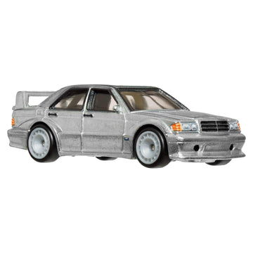 Hot Wheels Premium Car Culture Collectible Toy Car, 1:64 Scale Die-Cast Mercedes-Benz 190E 2.5-1.6, Modern Classics Vehicle with Real Riders Tires