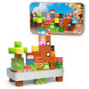 Mini Magnetic Blocks for Kids, 45PCS Travel Magnetic Cubes with Iron Box
