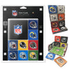 CreateOn NFL Fan-Tiles Magnetic Match-Up Set - All 32 Teams, 32-Piece Building Tiles for Kids & Adults, Officially Licensed NFL Collectible - Build