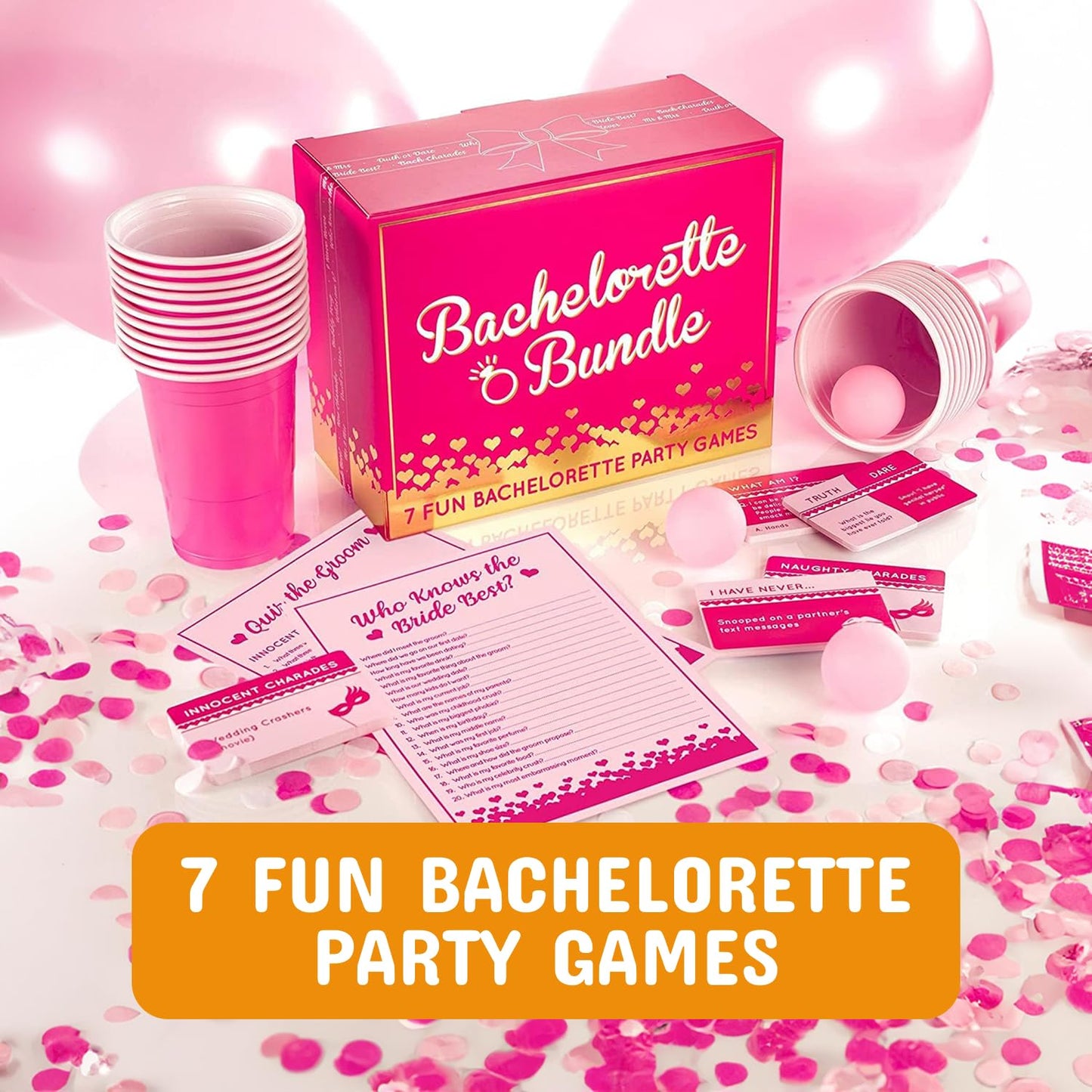 Gutter Games Bundle for Bachelorette Parties, Fun & Engaging Party Games for Bridesmaids & Friends